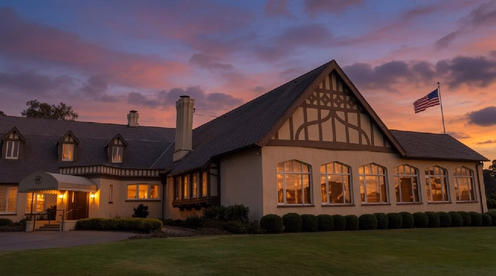 San Francisco Golf Club in San Francisco, CA - view of Clubhouse