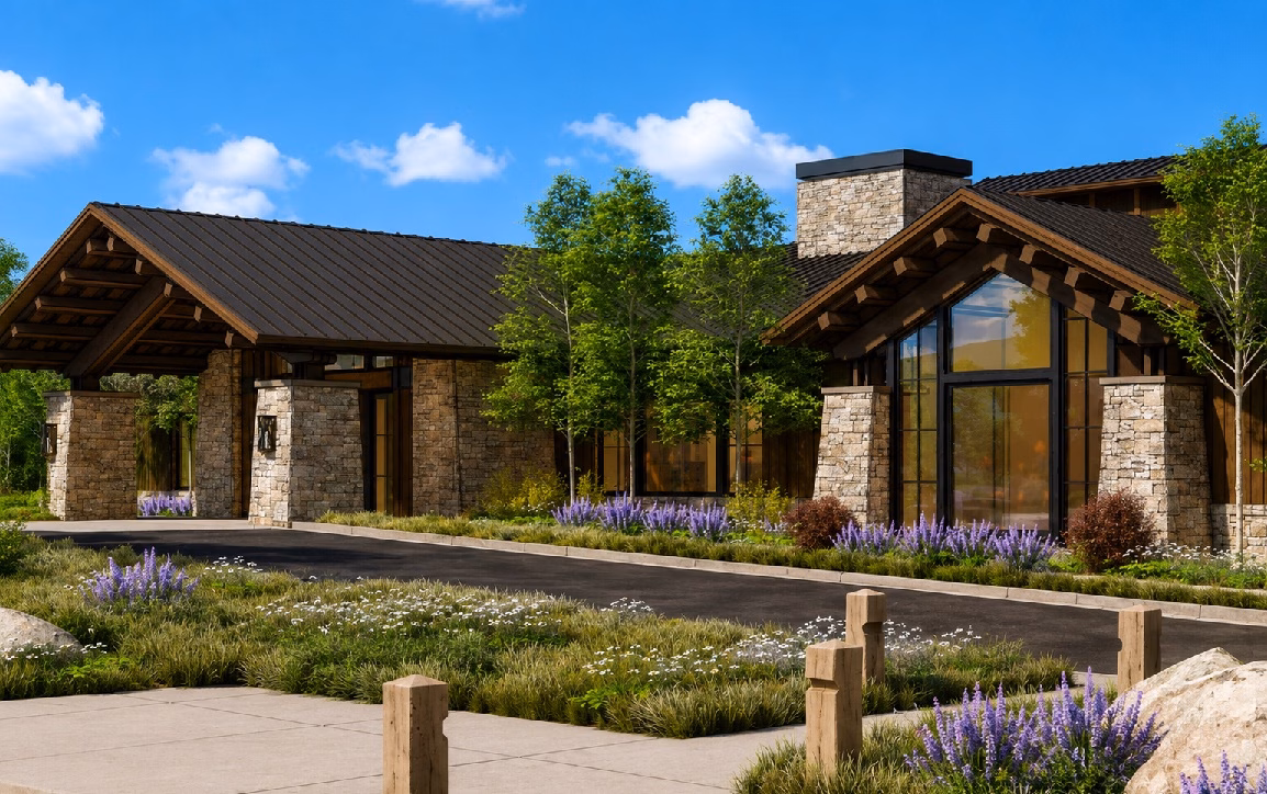 Teton Pines Country Club in Wilson, WY - Clubhouse