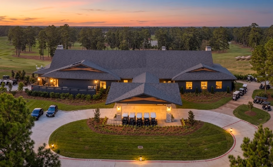 Bluejack National in Montgomery, TX - view of Clubhouse