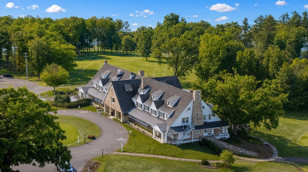 Bald Peak Colony Club in Melvin Village, NH - view of Clubhouse<br />
