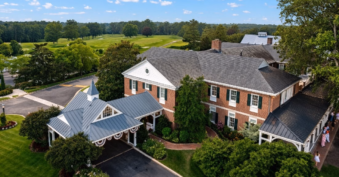 Baltimore Country Club in Timonium, MD - view of Clubhouse<br />
