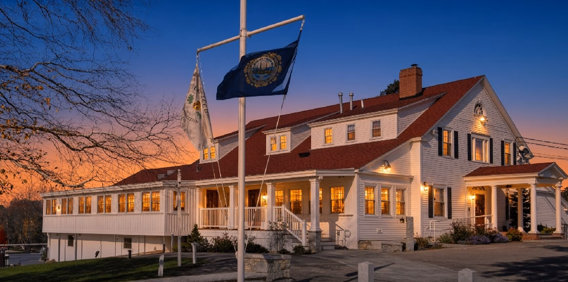 Cochecho Country Club in Dover, NH - view of Clubhouse
